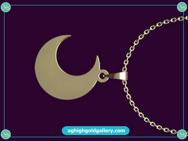 نماد ماه در طلا