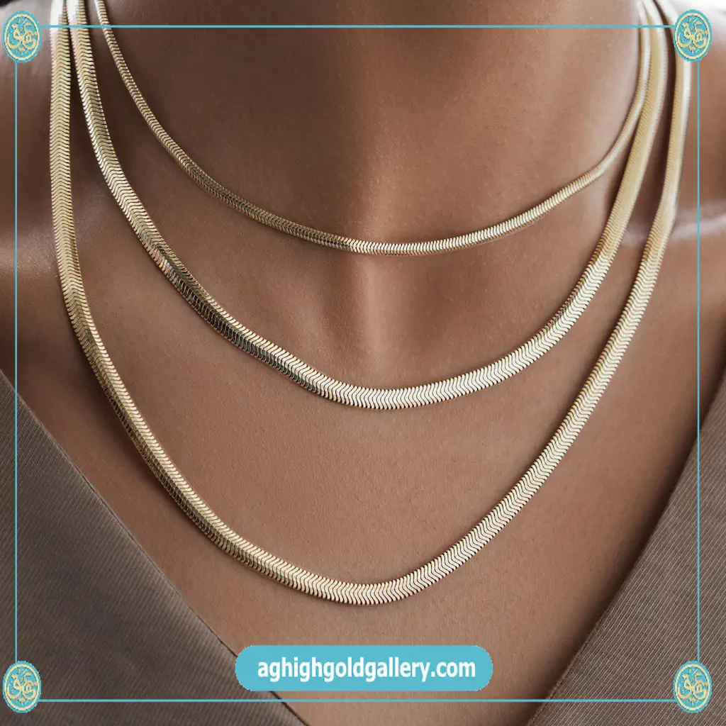 سایز گردنبند