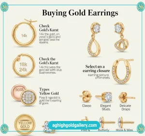راهنمای خرید گوشواره طلا