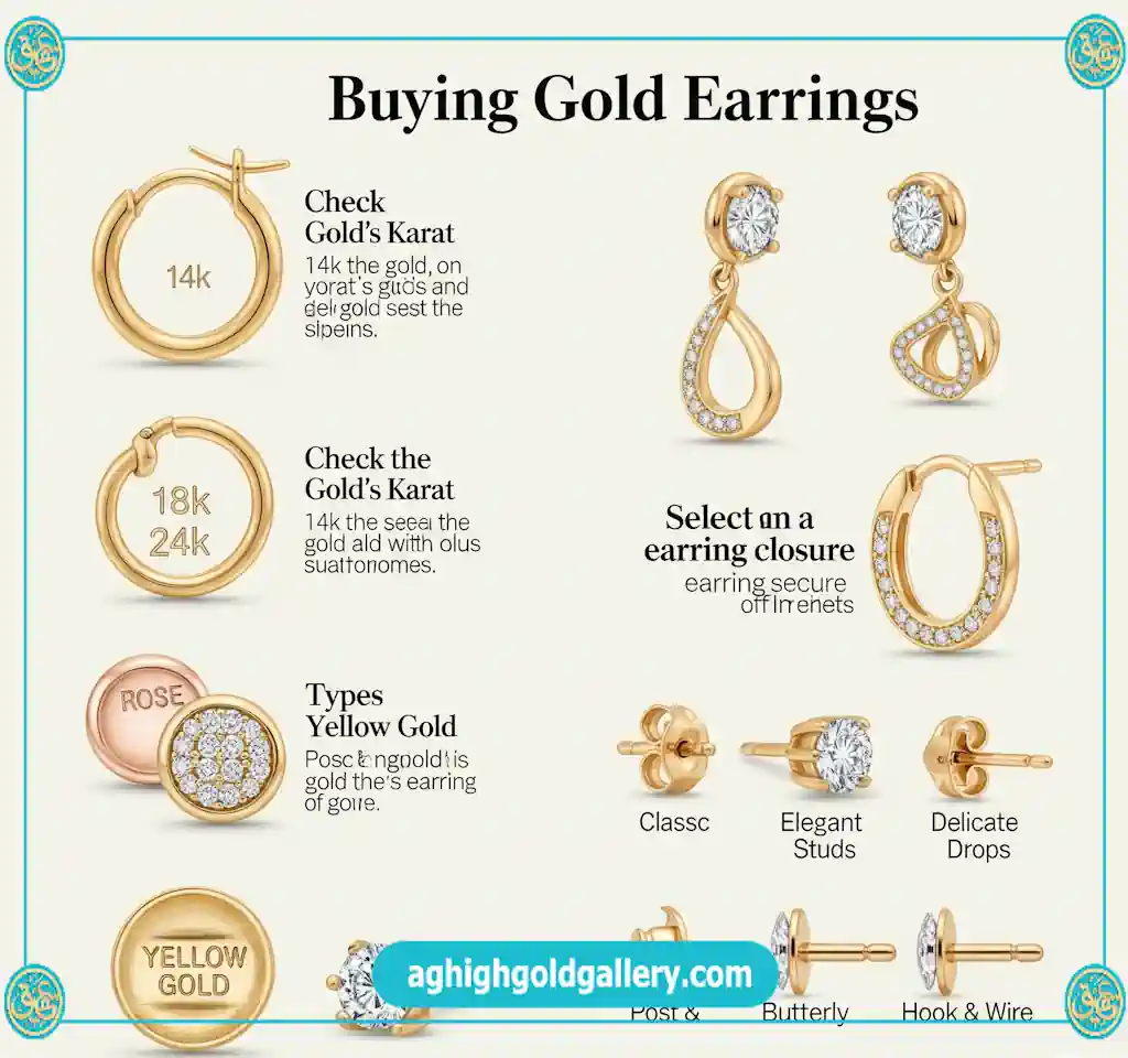 راهنمای خرید گوشواره طلا