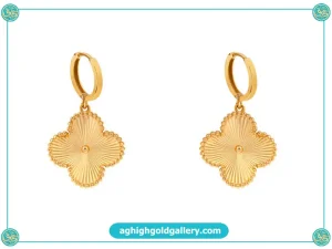 نماد شبدر در طلا شبدر طلا جواهرات پاییزی