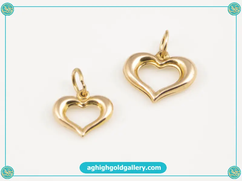 نماد قلب در طلا